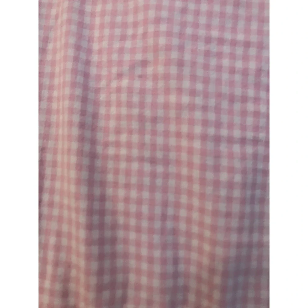 Pottery Barn Kids Shaggy Head Puppy Dog Whimsical Sleeping Bag Pink Gingham